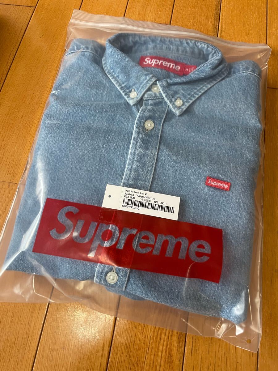 Supreme 25SS Small Box Denim Shirt Washed Indigo M デニム Supreme 25SS Small Box Denim Shirt Washed Indigo M デニム