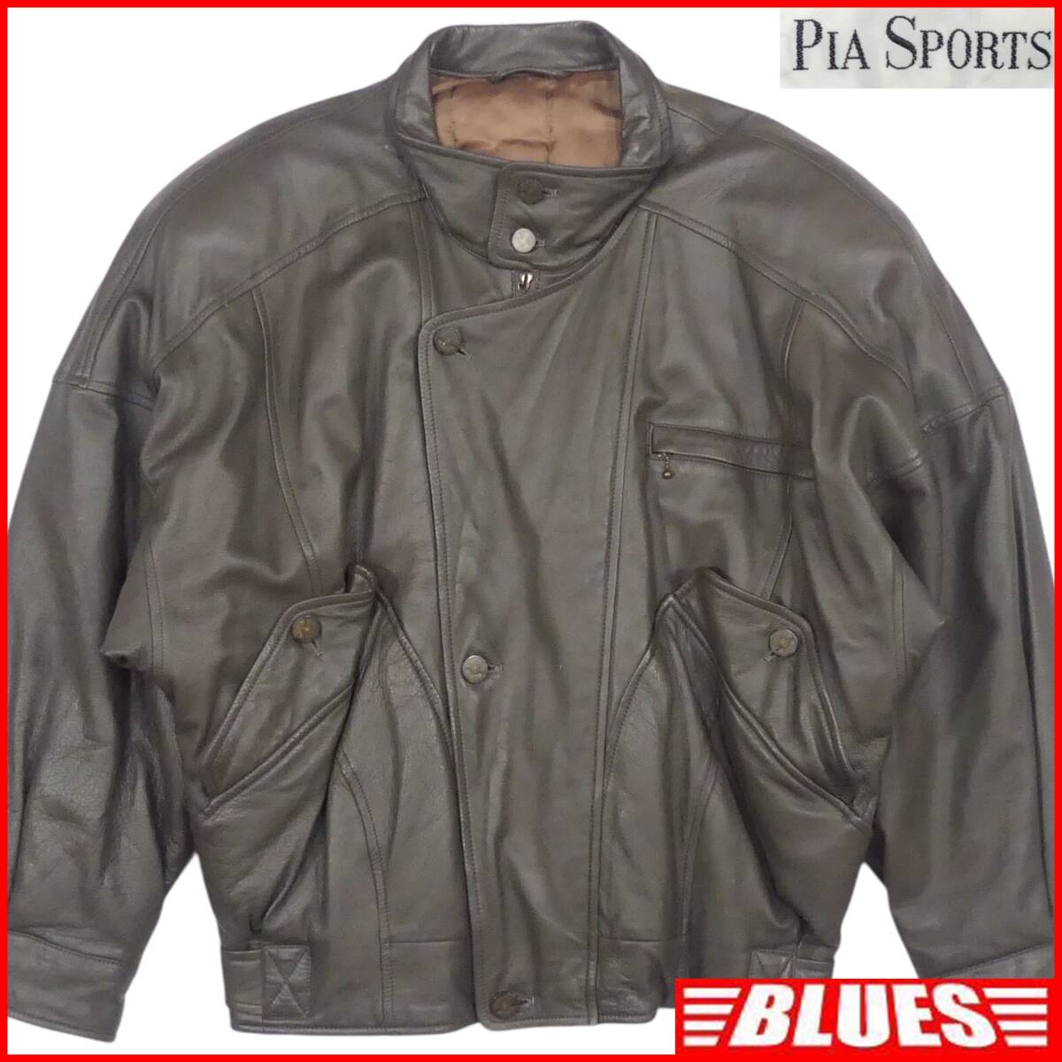 即決 日本製 PIA SPORTS メンズ XL レザージャケット ピア 即決 日本製 PIA SPORTS メンズ XL レザージャケット ピア