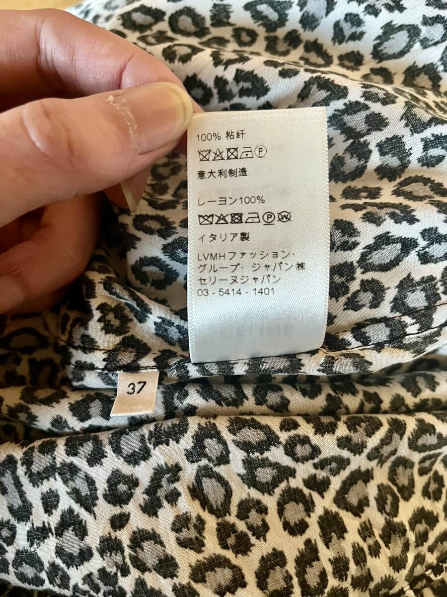 CELINE LEOPARD ベイビーキャット SHIRTS サイズ37 シャツ CELINE LEOPARD ベイビーキャット SHIRTS サイズ37 シャツ