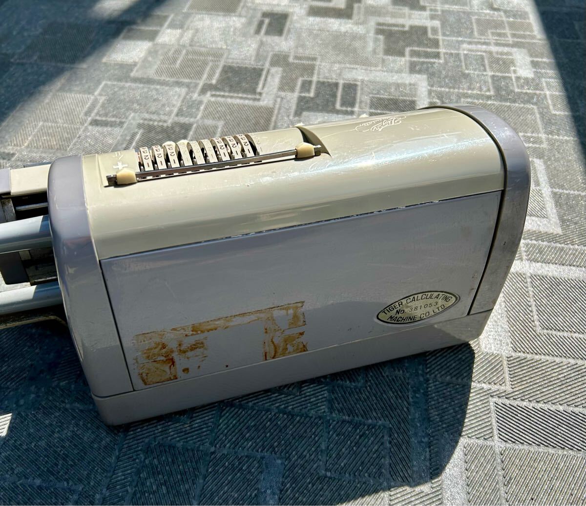 自宅保管品】Tiger Calculator/タイガーカリキュレーター/計算機 自宅保管品】Tiger Calculator/タイガーカリキュレーター/計算機