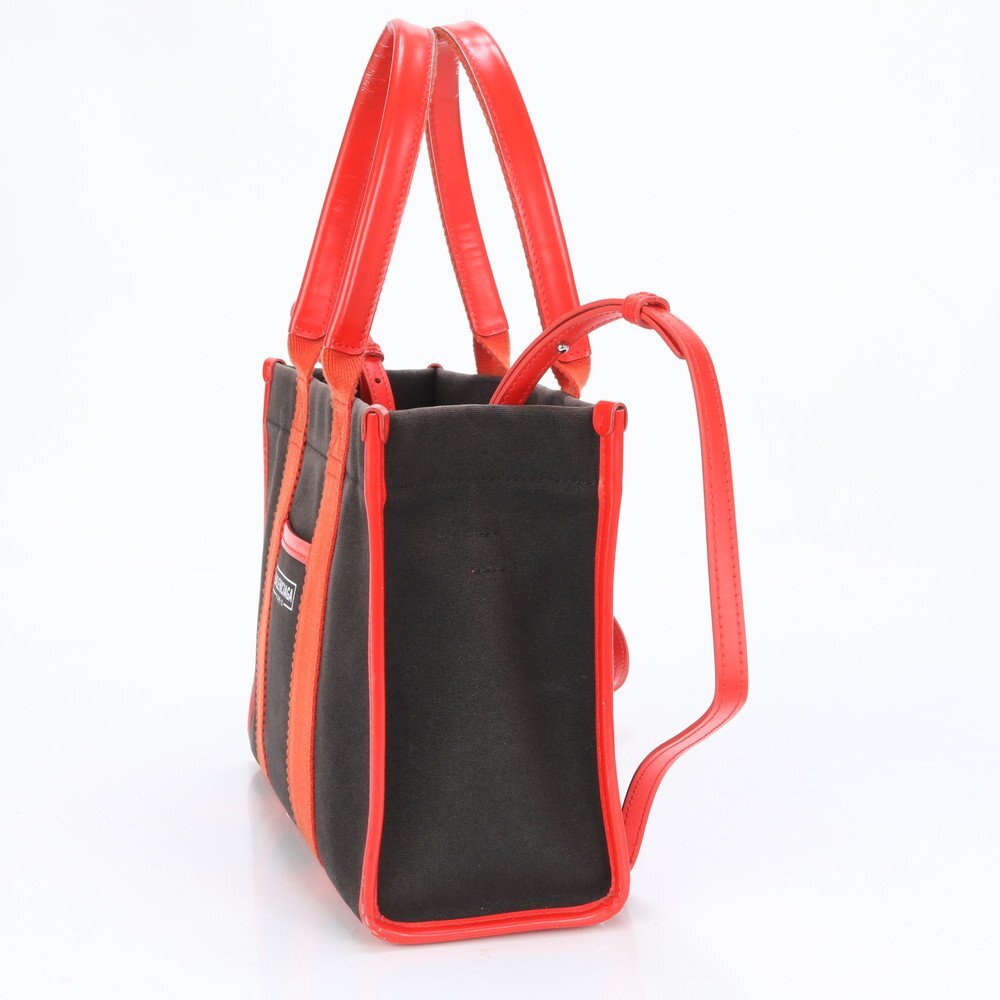1円□美品□バレンシアガ□ハードウェア ブラック レッド レザー 1円□美品□バレンシアガ□ハードウェア ブラック レッド レザー