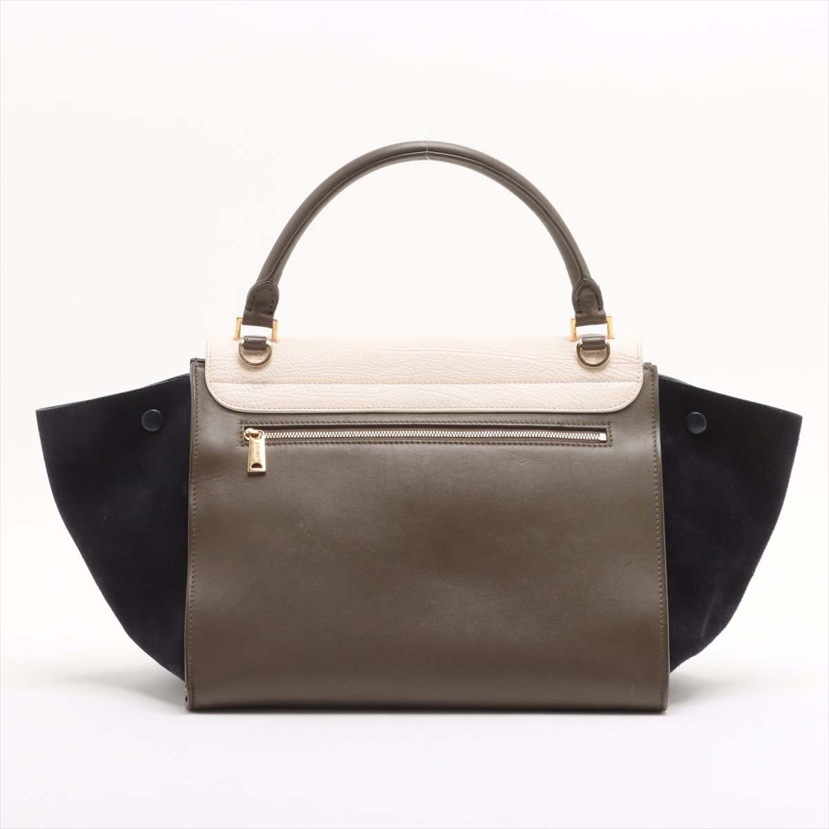 1円□美品□セリーヌ□トラペーズ スモール バイカラー レザー 1円□美品□セリーヌ□トラペーズ スモール バイカラー レザー