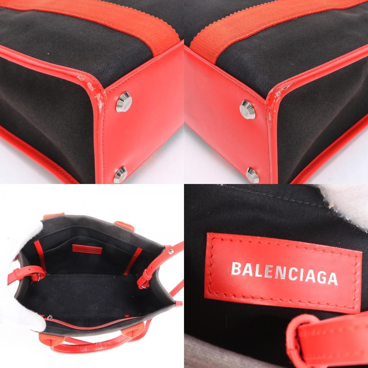 1円□美品□バレンシアガ□ハードウェア ブラック レッド レザー 1円□美品□バレンシアガ□ハードウェア ブラック レッド レザー