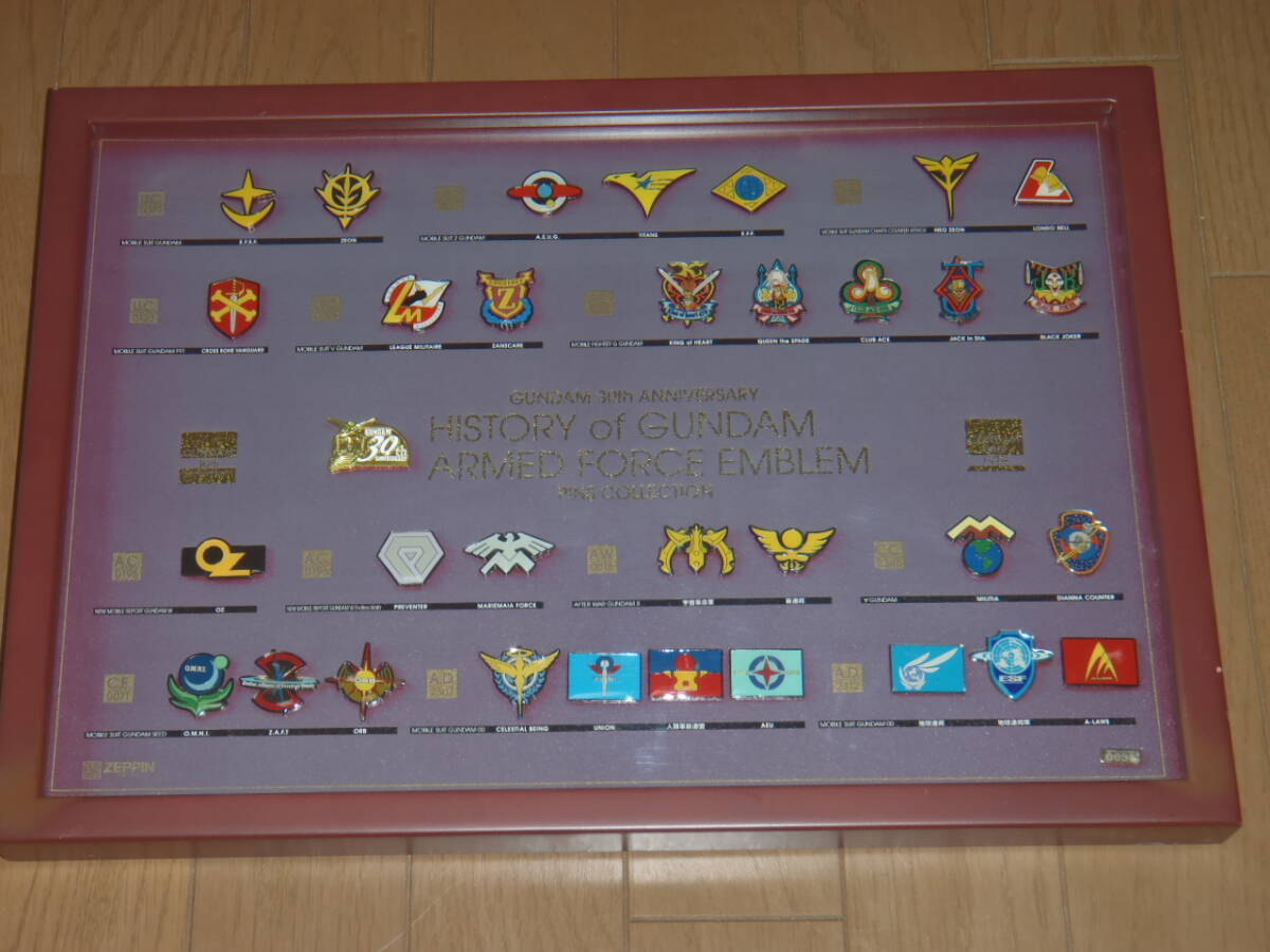 機動戦士ガンダム 30周年 エンブレムピンズコレクション 機動戦士ガンダム 30周年 エンブレムピンズコレクション