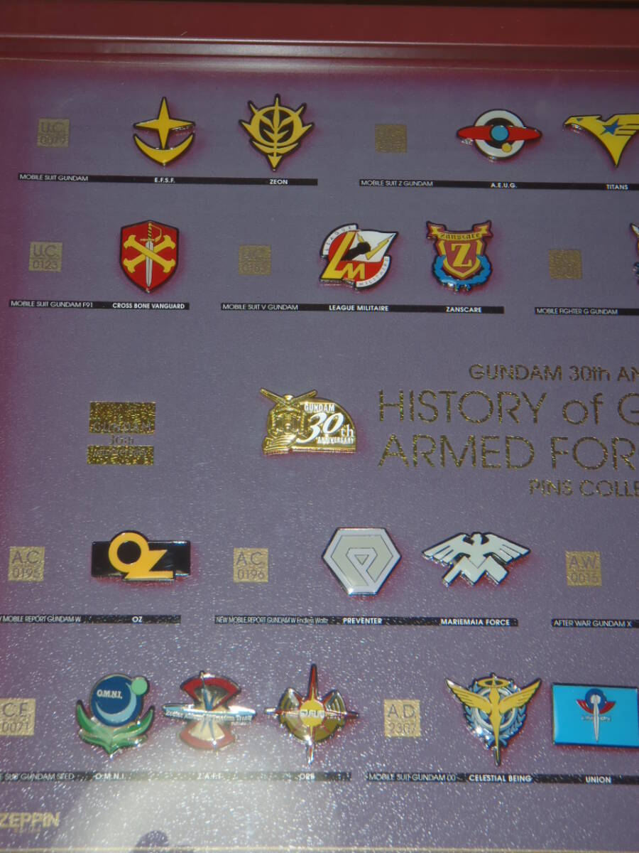 機動戦士ガンダム 30周年 エンブレムピンズコレクション 機動戦士ガンダム 30周年 エンブレムピンズコレクション