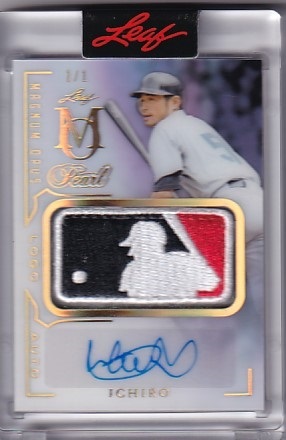 1/1!2022 Leaf Pearl ICHIRO/イチロー Auto MLB Logo Patch 1/1!2022 Leaf Pearl ICHIRO/イチロー Auto MLB Logo Patch