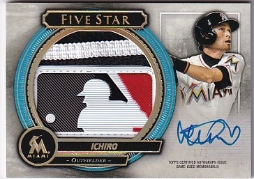 1/1!2021 Topps Five Star ICHIRO/イチロー Auto Jumbo MLB 1/1!2021 Topps Five Star ICHIRO/イチロー Auto Jumbo MLB