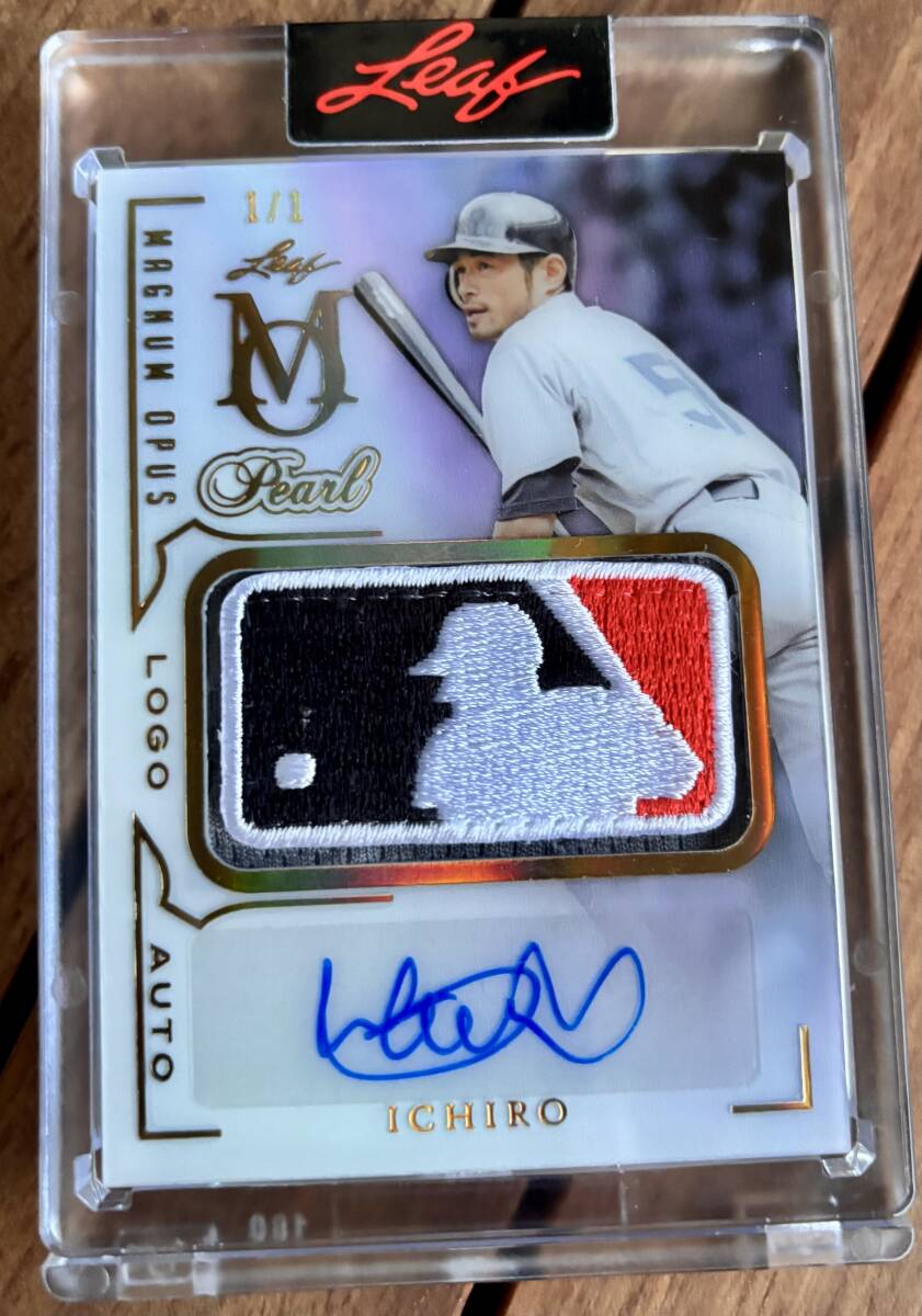 1/1!2022 Leaf Pearl ICHIRO/イチロー Auto MLB Logo Patch 1/1!2022 Leaf Pearl ICHIRO/イチロー Auto MLB Logo Patch