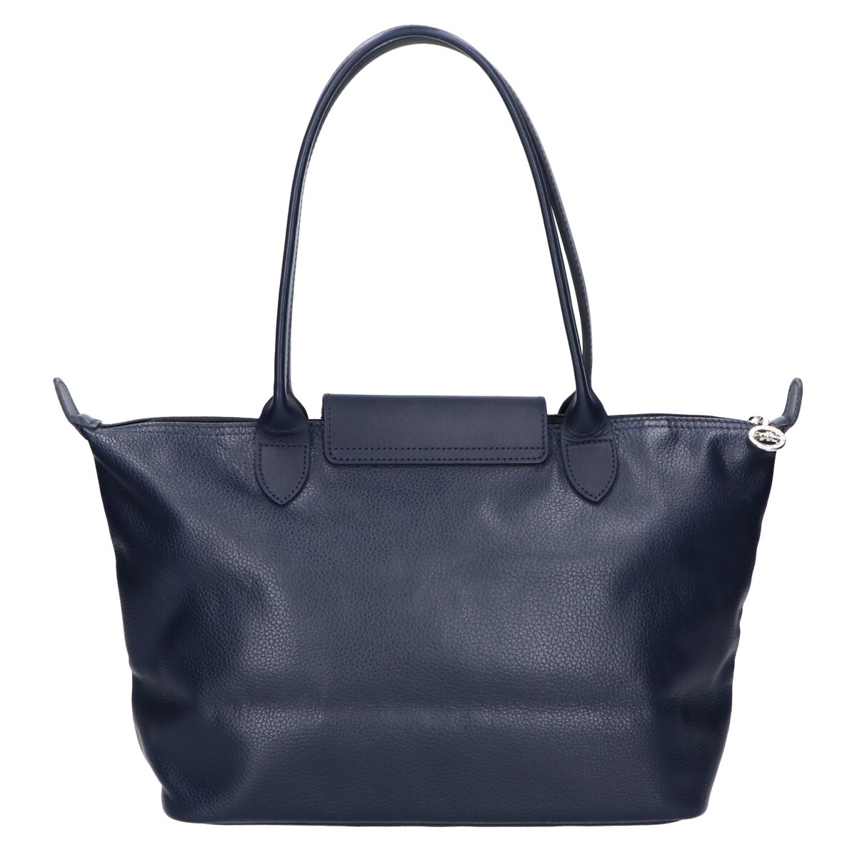 1円】Longchamp ロンシャン オールレザー トートバッグ ネイビー 1円】Longchamp ロンシャン オールレザー トートバッグ ネイビー