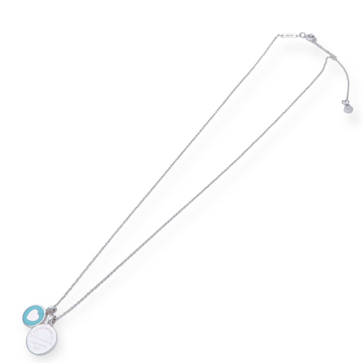 希少 美品 Tiffany&Co ティファニー リターントゥ ダブル 希少 美品 Tiffany&Co ティファニー リターントゥ ダブル