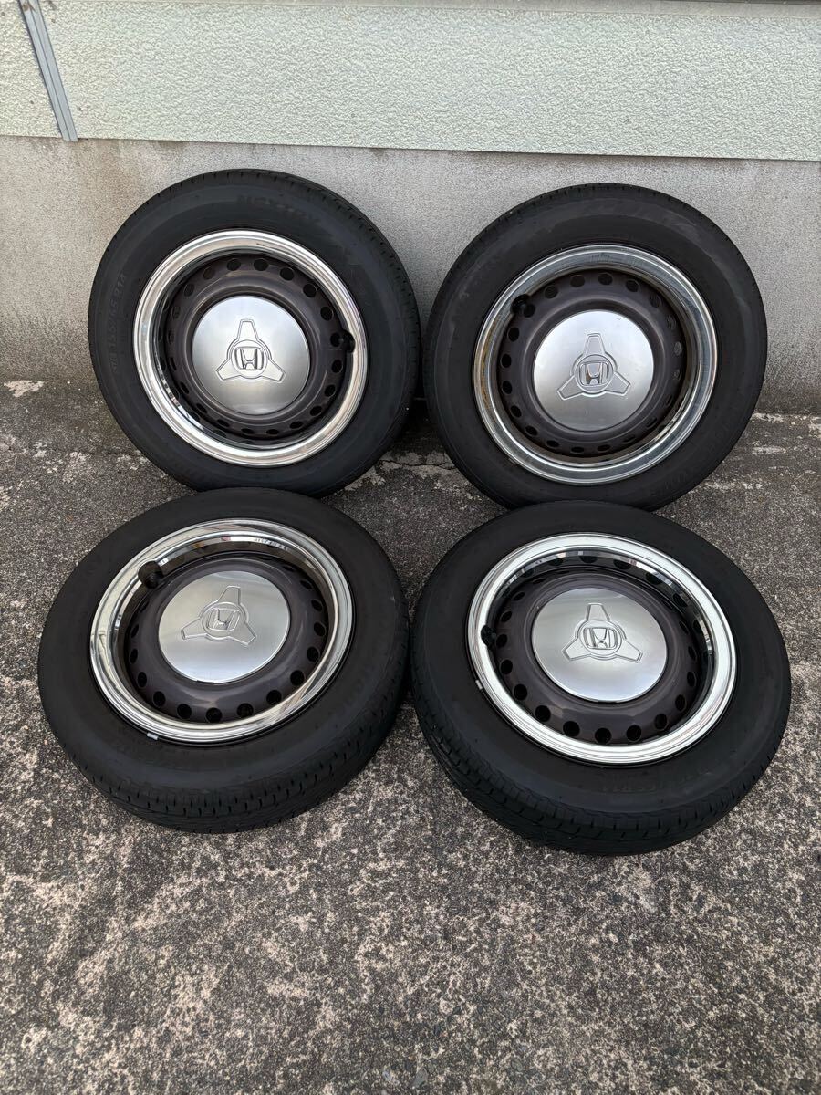 ほぼ新車外し! 美品 N-ONE 純正 ホイール 155 65 14 4本セット N ほぼ新車外し! 美品 N-ONE 純正 ホイール 155 65 14 4本セット N