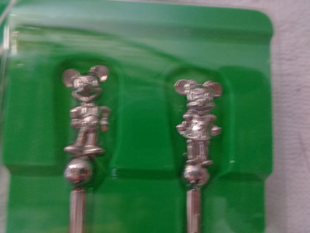 Tokyo Disney Land Mickey & minnie вилка & ложка и позолоченный нержавеющая сталь ложка 5 шт. комплект / итого 7шт.@/ не использовался прекрасный товар - товары долгосрочного хранения