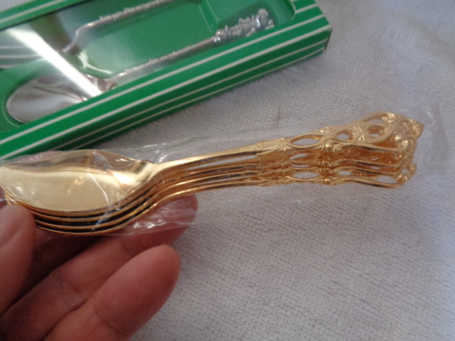 Tokyo Disney Land Mickey & minnie вилка & ложка и позолоченный нержавеющая сталь ложка 5 шт. комплект / итого 7шт.@/ не использовался прекрасный товар - товары долгосрочного хранения