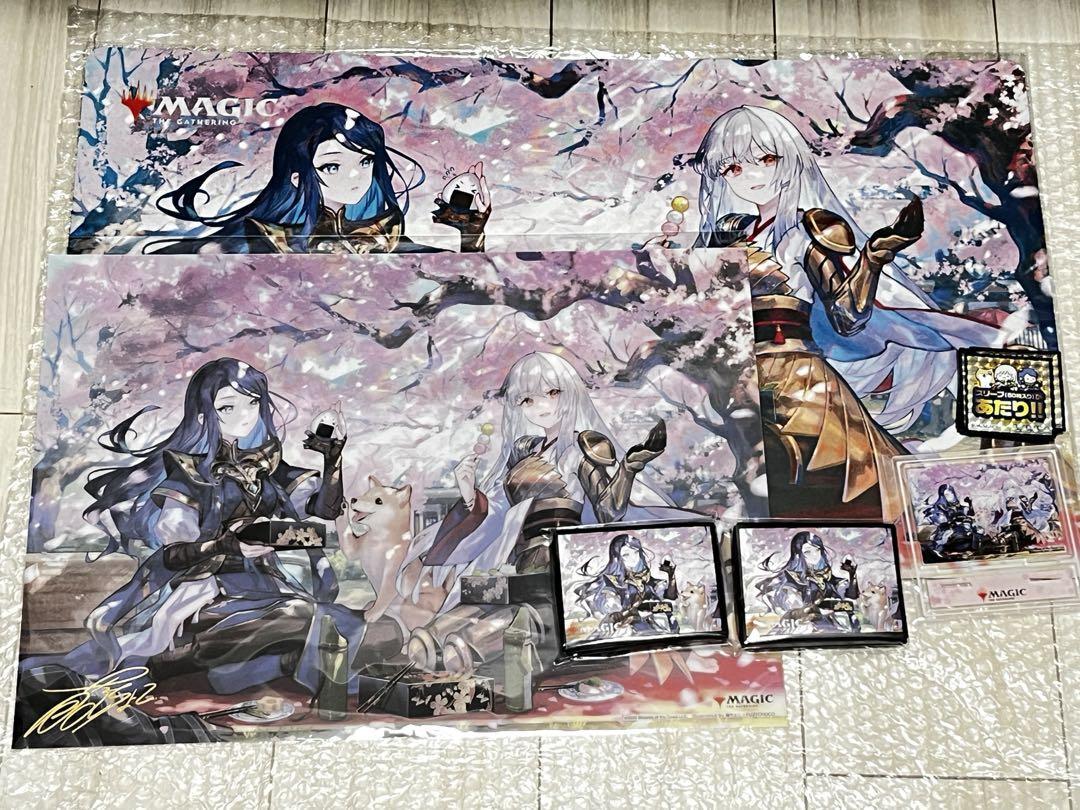 MTG 放浪皇のお花見キャンペーン フルセット ナーセット プレイ MTG 放浪皇のお花見キャンペーン フルセット ナーセット プレイ