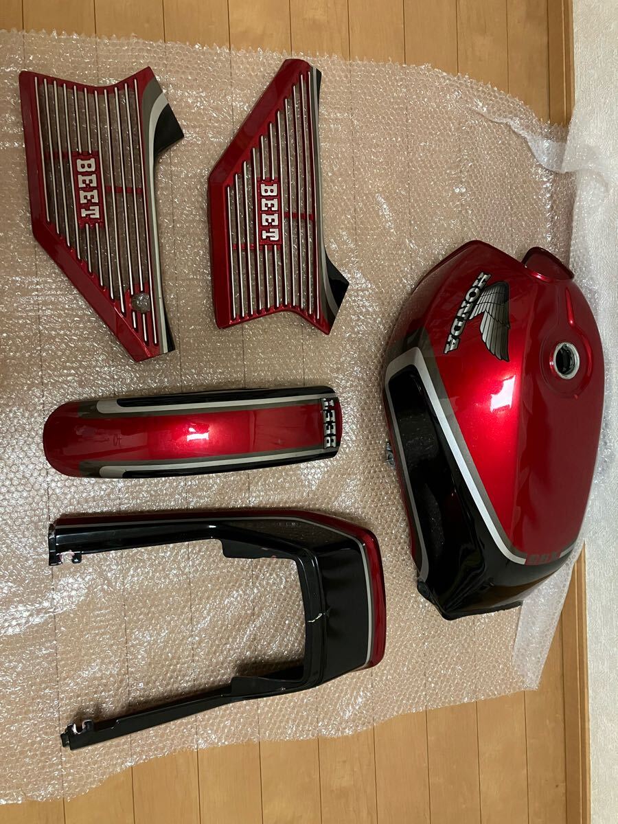 CBX400F 外装セット 赤黒 黒赤 逆カラー BEET beet フロント CBX400F 外装セット 赤黒 黒赤 逆カラー BEET beet フロント