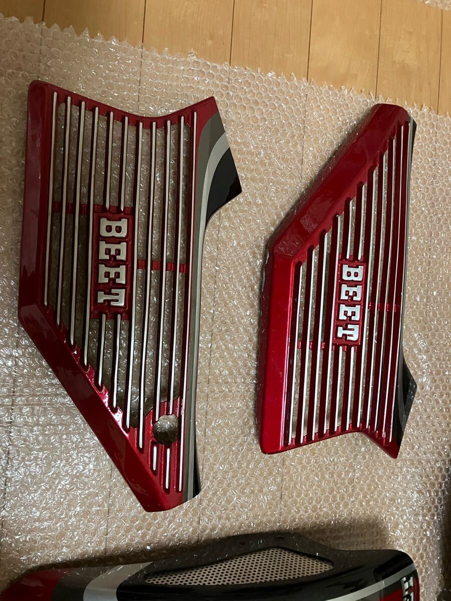 CBX400F 外装セット 赤黒 黒赤 逆カラー BEET beet フロント CBX400F 外装セット 赤黒 黒赤 逆カラー BEET beet フロント