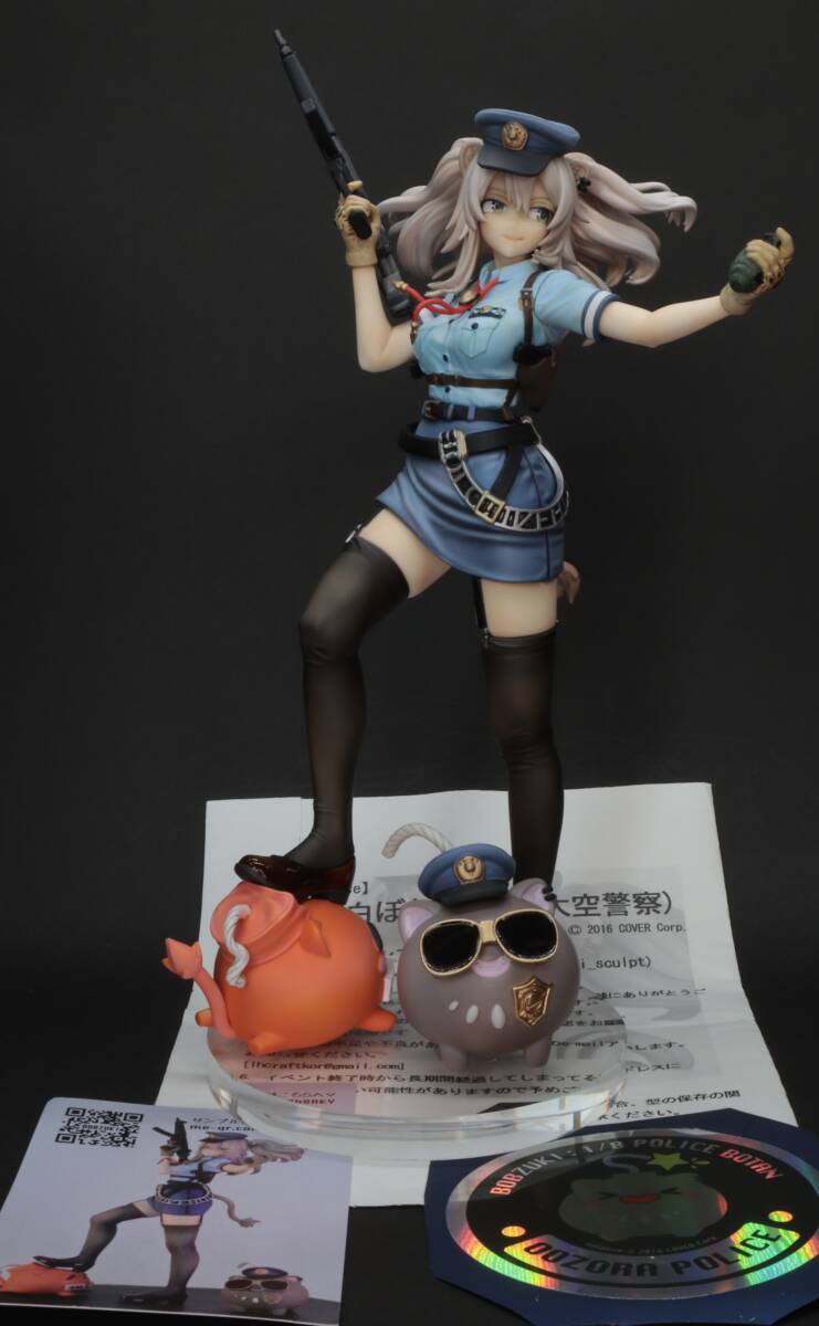 塗装済み 完成品 獅白ぼたんver.大空警察 ガレージキット 塗装済み 完成品 獅白ぼたんver.大空警察 ガレージキット