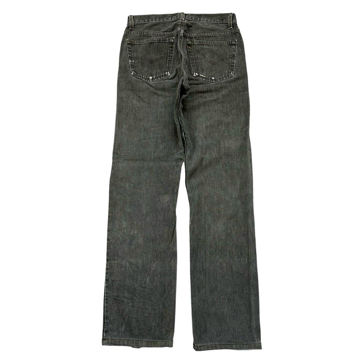 先染め 90s LEVI'S 501 USA製 ブラックデニム W32 L34 先染め 90s LEVI'S 501 USA製 ブラックデニム W32 L34
