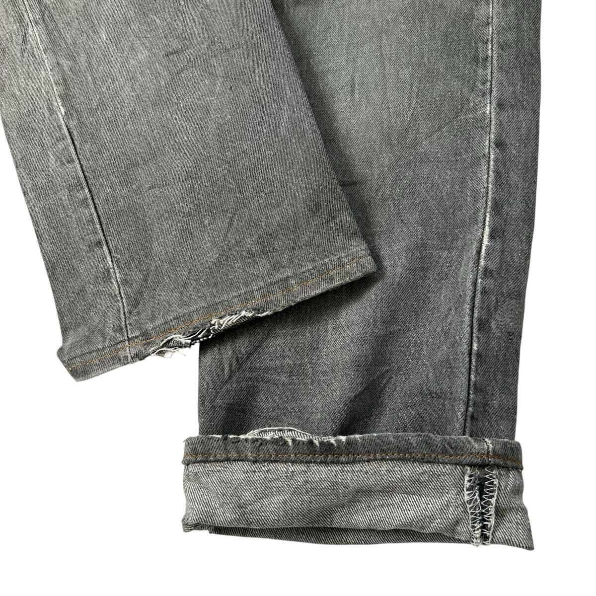 先染め 90s LEVI'S 501 USA製 ブラックデニム W32 L34 先染め 90s LEVI'S 501 USA製 ブラックデニム W32 L34