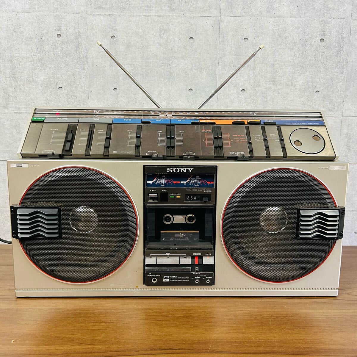 送料無料】 SONY CFS-99 ソニー 大型ラジカセ エナジー99 AM/FM 送料無料】 SONY CFS-99 ソニー 大型ラジカセ エナジー99 AM/FM