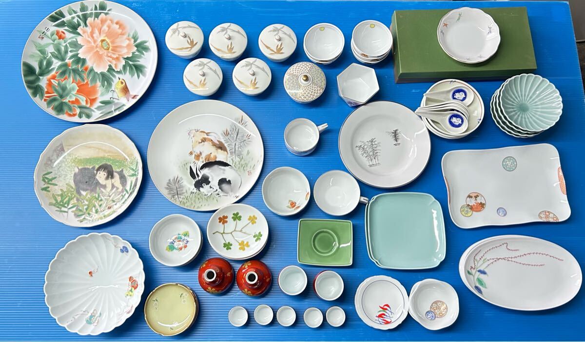 4-103 深川製磁 和食器 食器 湯呑 小皿 皿(深川製磁)|売買され 4-103 深川製磁 和食器 食器 湯呑 小皿 皿(深川製磁)|売買され