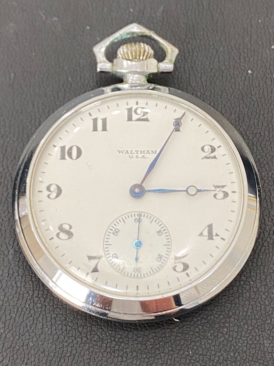 【特別訳あり特価】 】WALTHAM 稼働品 / ヴィンテージ 手巻き 懐中時計 ウォルサム 手巻き
