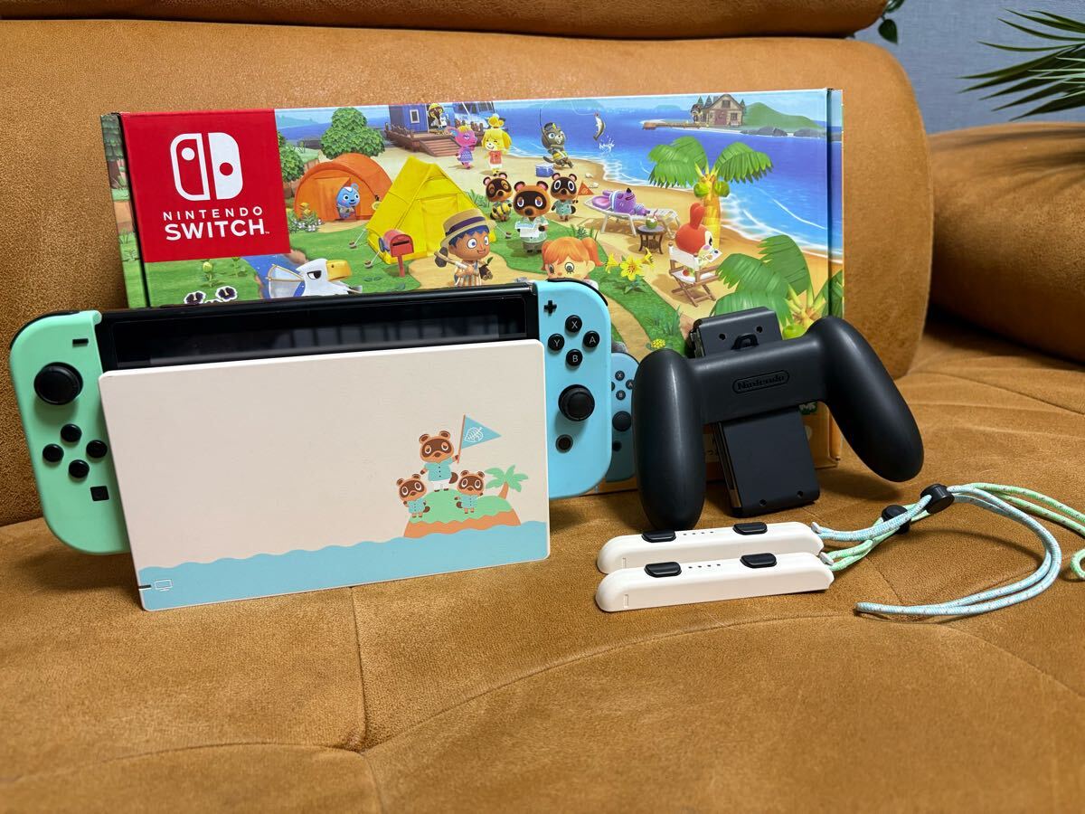 完品Nintendo Switch あつまれどうぶつの森デザイン あつ森 完品Nintendo Switch あつまれどうぶつの森デザイン あつ森