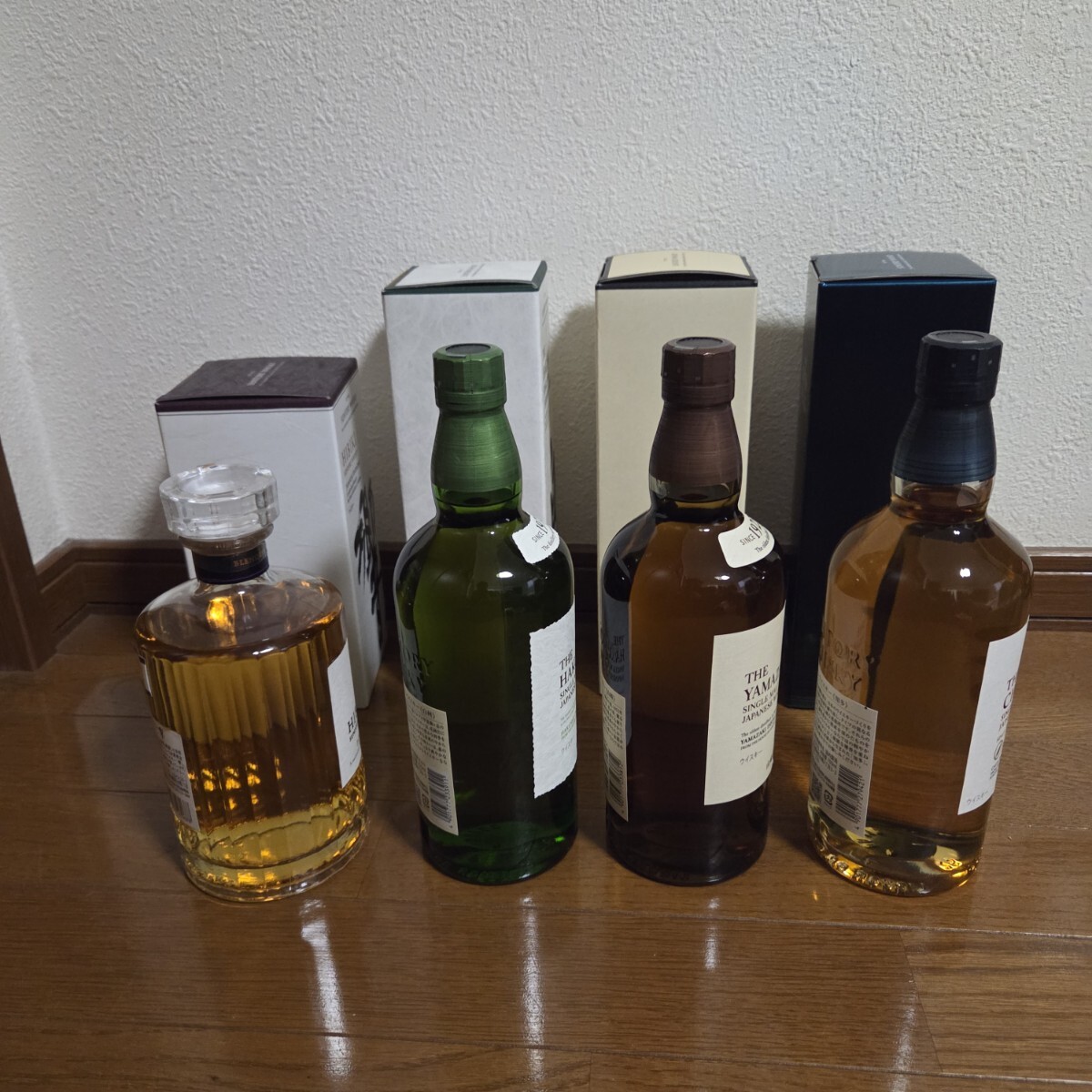 新品/未開封/4本セット【山崎 白州 響 知多 カートン化粧箱 新品/未開封/4本セット【山崎 白州 響 知多 カートン化粧箱