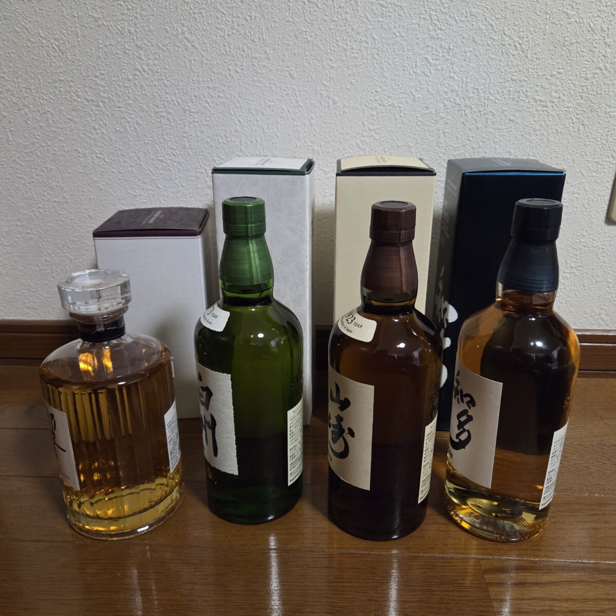 新品/未開封/4本セット【山崎 白州 響 知多 カートン化粧箱 新品/未開封/4本セット【山崎 白州 響 知多 カートン化粧箱