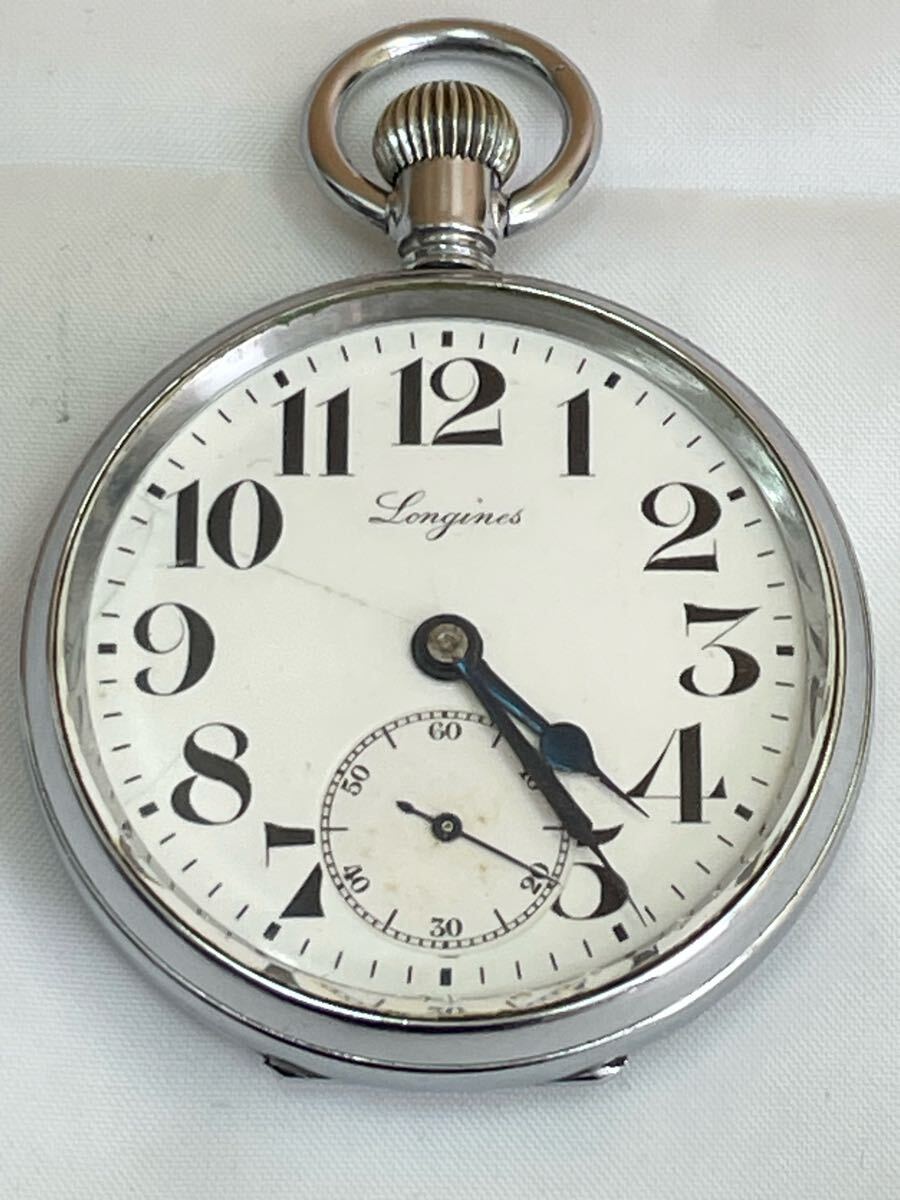 LONGINES ロンジン スモセコ シルバー ラウンド 手巻き 機械式 LONGINES ロンジン スモセコ シルバー ラウンド 手巻き 機械式