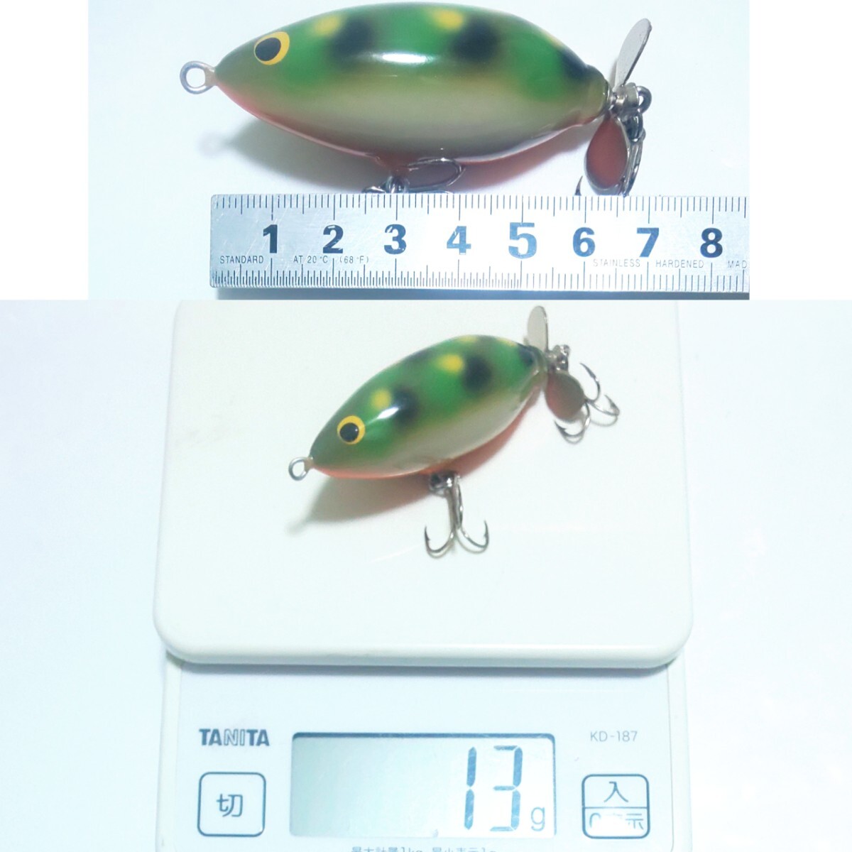 バグリー ラットフィンク 大 フロッグカラー OLD bagley's RAT バグリー ラットフィンク 大 フロッグカラー OLD bagley's RAT