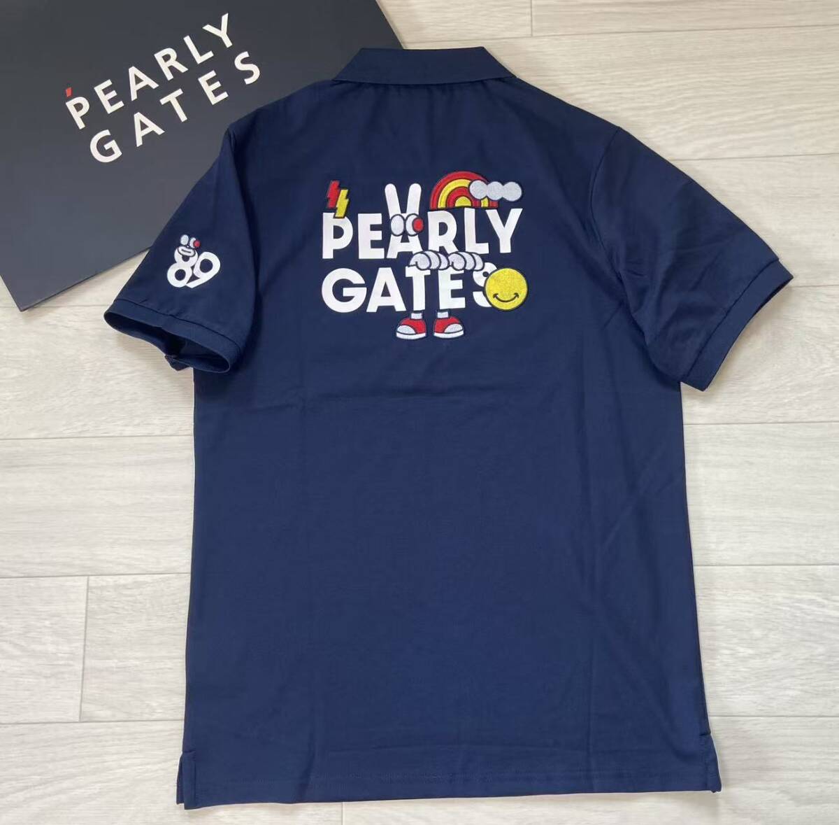 新品 正規品 パーリーゲイツ どうしちゃったPG 半袖 ポロシャツ 新品 正規品 パーリーゲイツ どうしちゃったPG 半袖 ポロシャツ