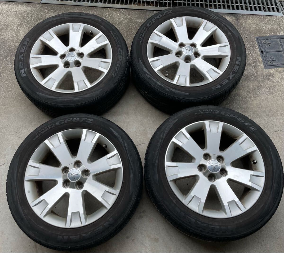 直接引取歓迎】三菱 デリカD5 純正ホイール4本セット 225/55R18 直接引取歓迎】三菱 デリカD5 純正ホイール4本セット 225/55R18