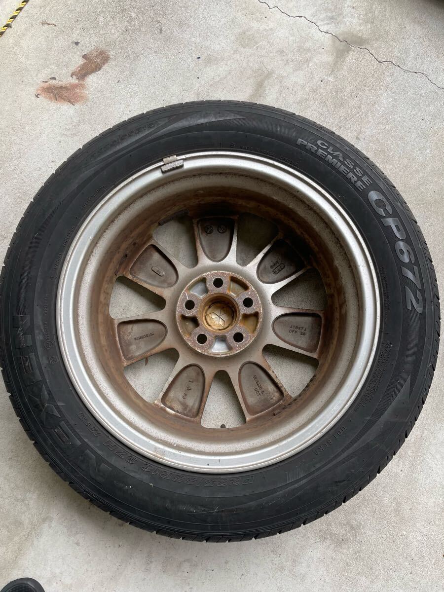直接引取歓迎】三菱 デリカD5 純正ホイール4本セット 225/55R18 直接引取歓迎】三菱 デリカD5 純正ホイール4本セット 225/55R18