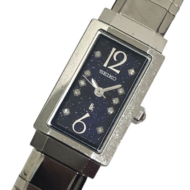 ○【SEIKO/セイコー】ルキア 石付き スクエア QZ クォーツ ○【SEIKO/セイコー】ルキア 石付き スクエア QZ クォーツ