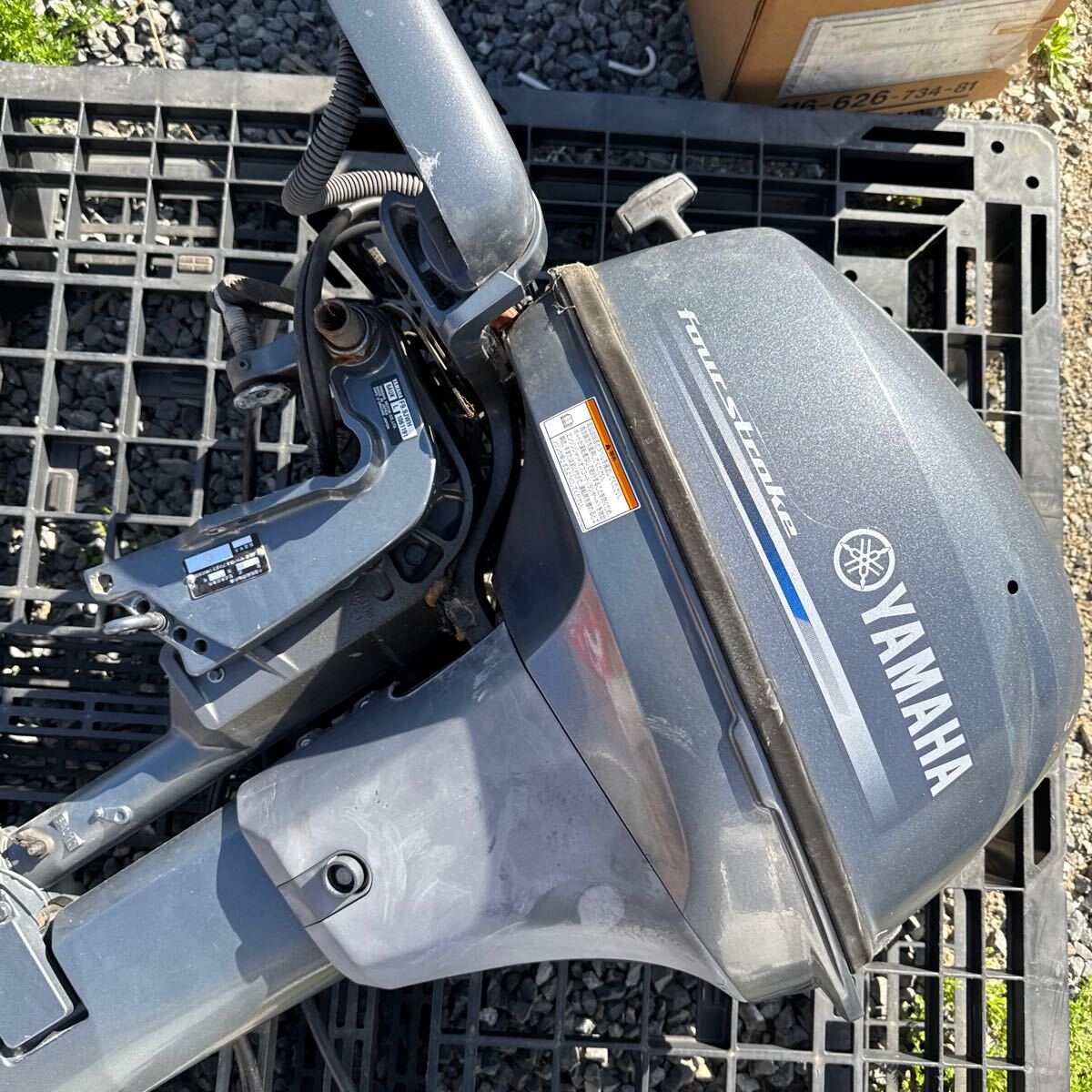 YAMAHA ヤマハ 船外機 4スト F9.9JWH 2018.7製 6AUK 実動 小型 YAMAHA ヤマハ 船外機 4スト F9.9JWH 2018.7製 6AUK 実動 小型