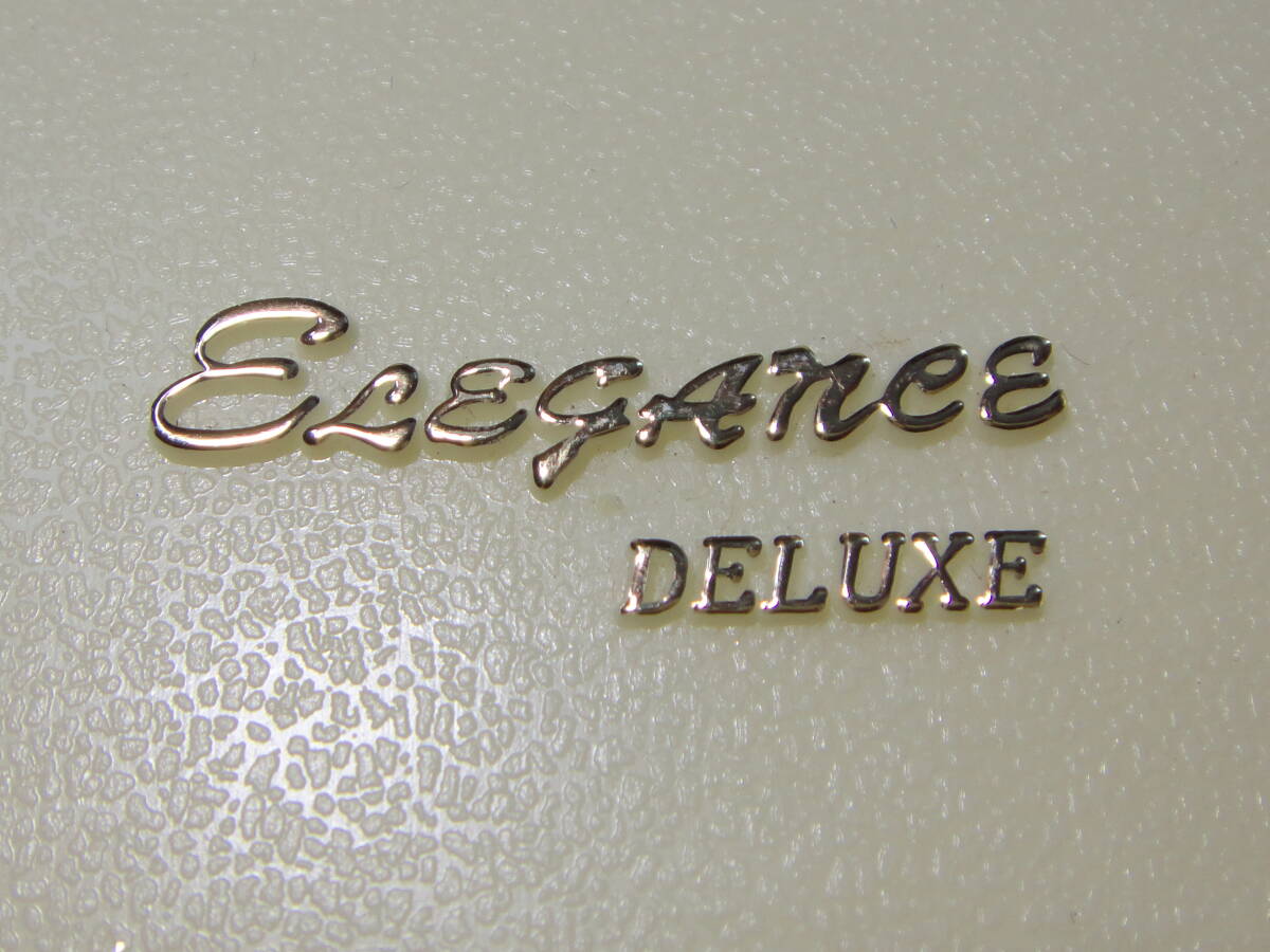 天然石　カーネリアン　Elegance DELUXE　コンパクトケース　白粉ケース　未使用品　鏡付　アンティーク　昭和レトロ　ヴィンテージ　D206