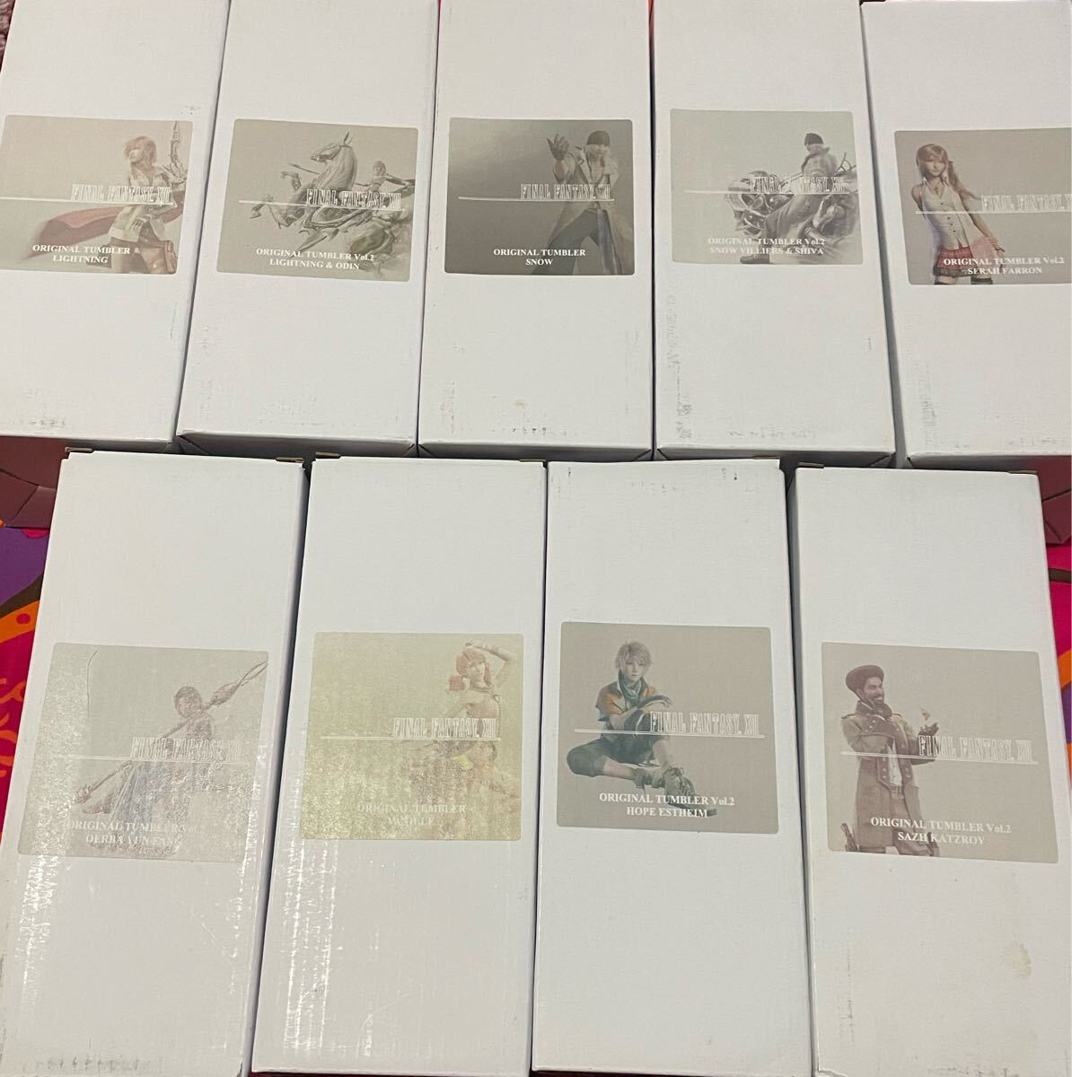 SQUARE ENIX - ファイナルファンタジーXIII オリジナルタンブラー　vol.1.2フルセット SQUARE ENIX - ファイナルファンタジーXIII オリジナル