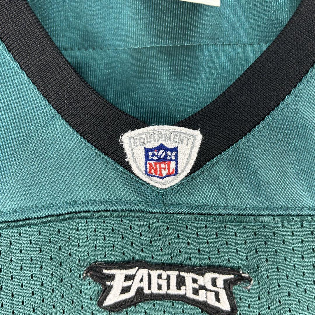 リーボック NFL 全刺繍 イーグルス アメフトゲームシャツ M相当 リーボック NFL 全刺繍 イーグルス アメフトゲームシャツ M相当