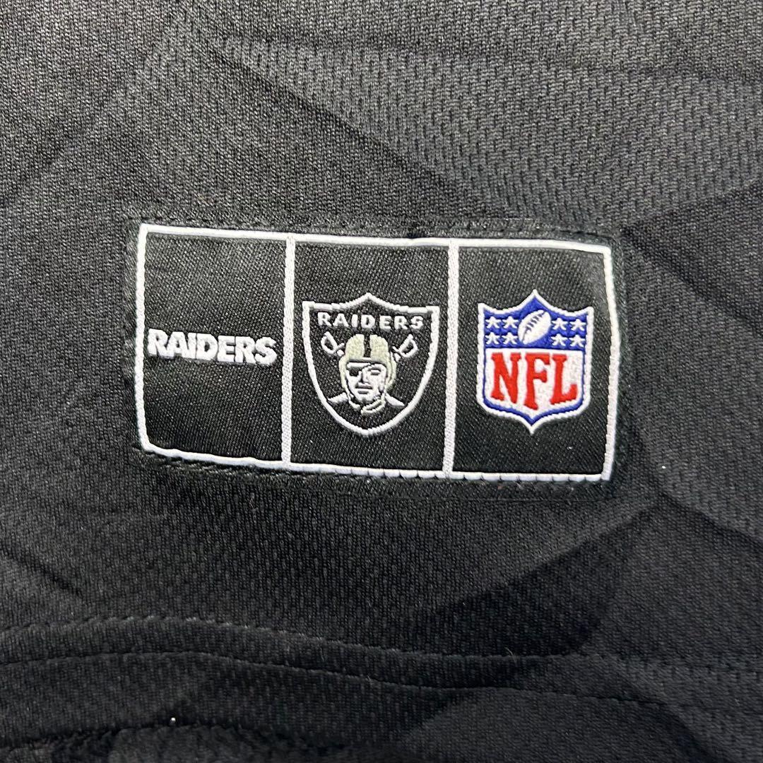 NFL プリントチームロゴ レイダース アメフトゲームシャツ L NFL プリントチームロゴ レイダース アメフトゲームシャツ L
