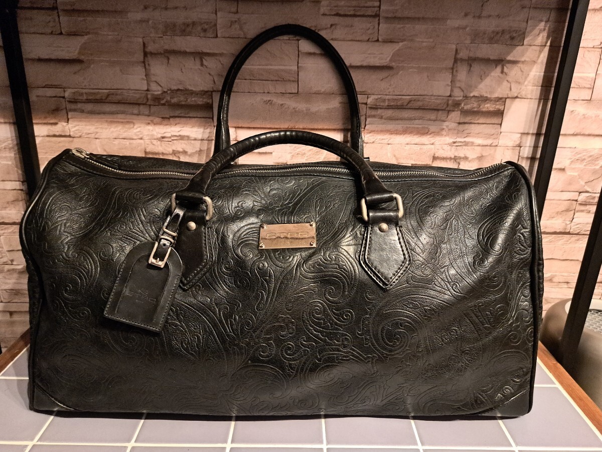 ETRO エトロ マルゴット 型押し ペイズリー ボストンバッグ ETRO エトロ マルゴット 型押し ペイズリー ボストンバッグ