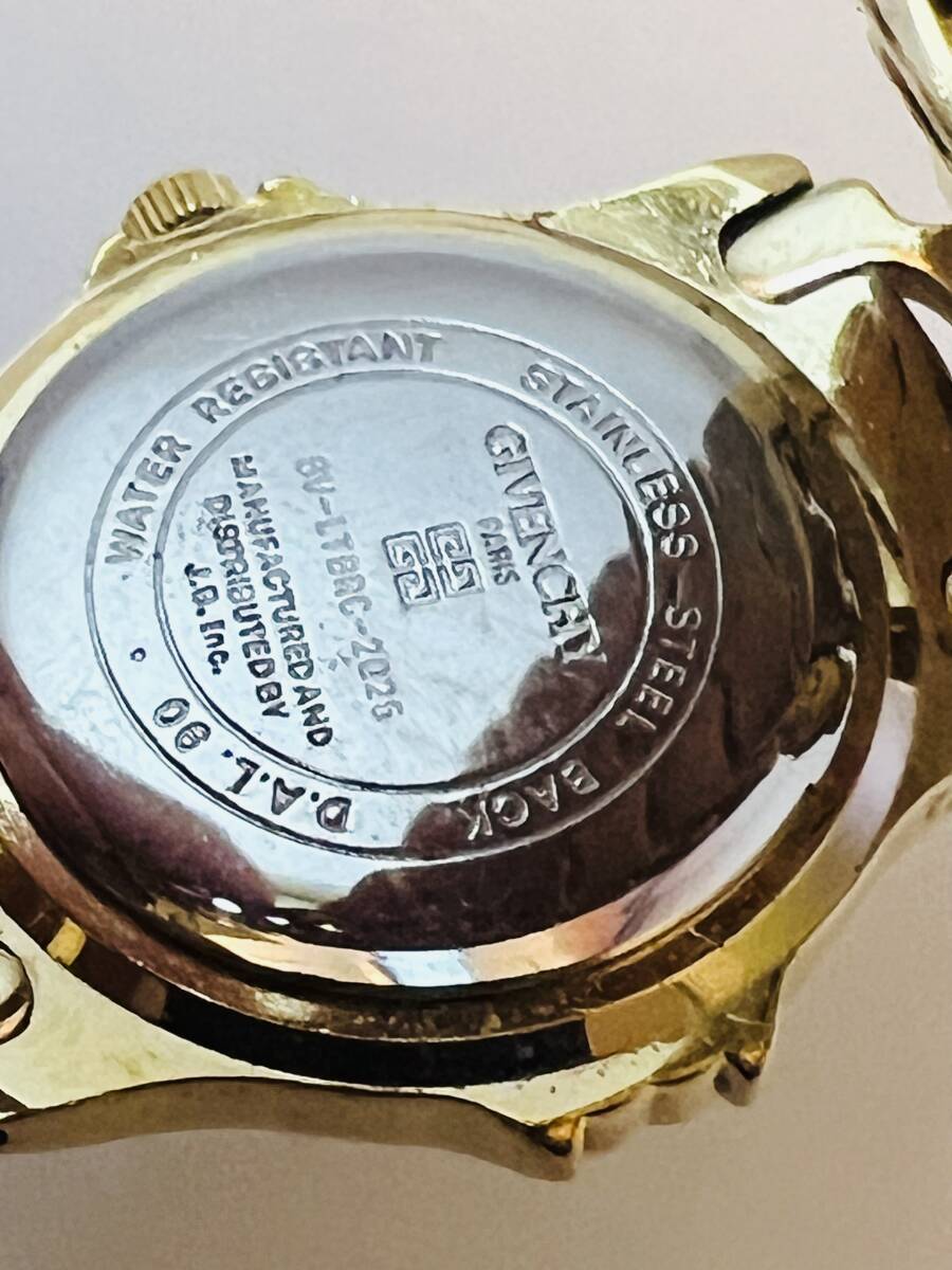 動作未確認 GIVENCHY ジバンシィ クォーツ ゴールド レディース 動作未確認 GIVENCHY ジバンシィ クォーツ ゴールド レディース