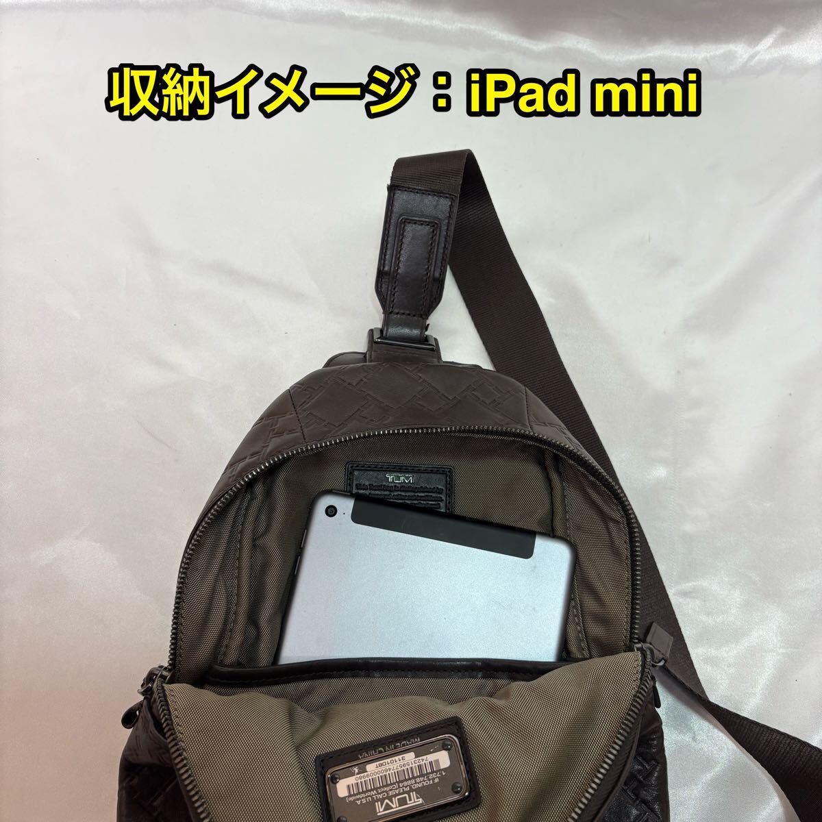 良品・希少】TUMI TICON Leather Sling トゥミ タイコン レザー 良品・希少】TUMI TICON Leather Sling トゥミ タイコン レザー