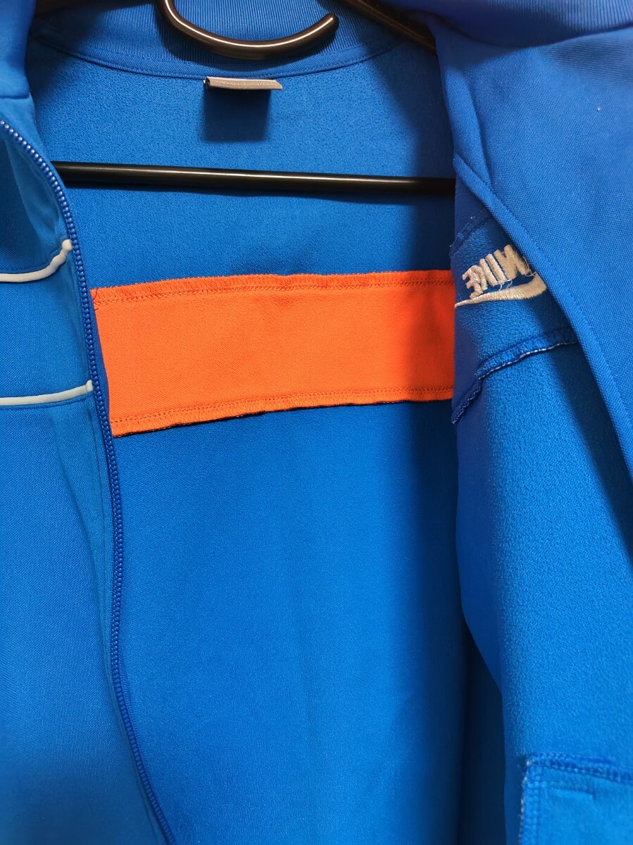 ビンテージ NIKE トラックジャケット ブルー M 刺繍ロゴ ナイキ ビンテージ NIKE トラックジャケット ブルー M 刺繍ロゴ ナイキ