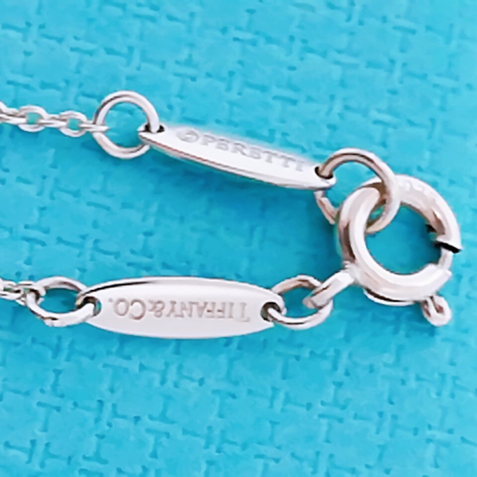 新品 極美品 ティファニー オープンハート ペンダント 11mm XS 新品 極美品 ティファニー オープンハート ペンダント 11mm XS