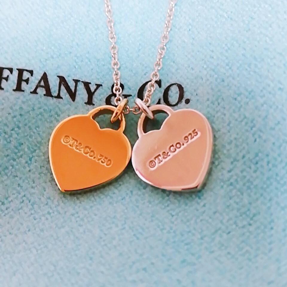 TIFFANY&Co リターントゥティファニー ダブルハート タグ TIFFANY&Co リターントゥティファニー ダブルハート タグ