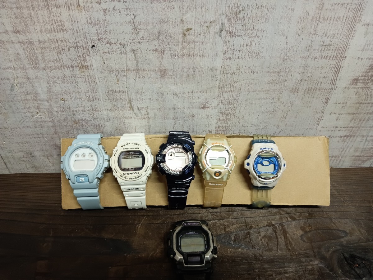 CASIO カシオ G-SHOCK Baby-G まとめ 6点 腕時計 BGW-103 CASIO カシオ G-SHOCK Baby-G まとめ 6点 腕時計 BGW-103
