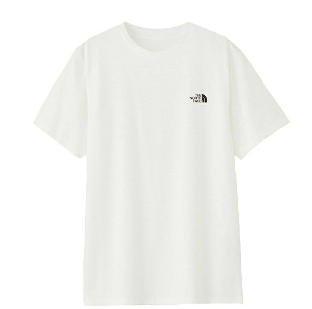 【新品?即決?送料無(wú)料】ノースフェイス M メッシュスクエアロゴT グレイッシュホワイト 半袖Tシャツ THE NORTH FACE