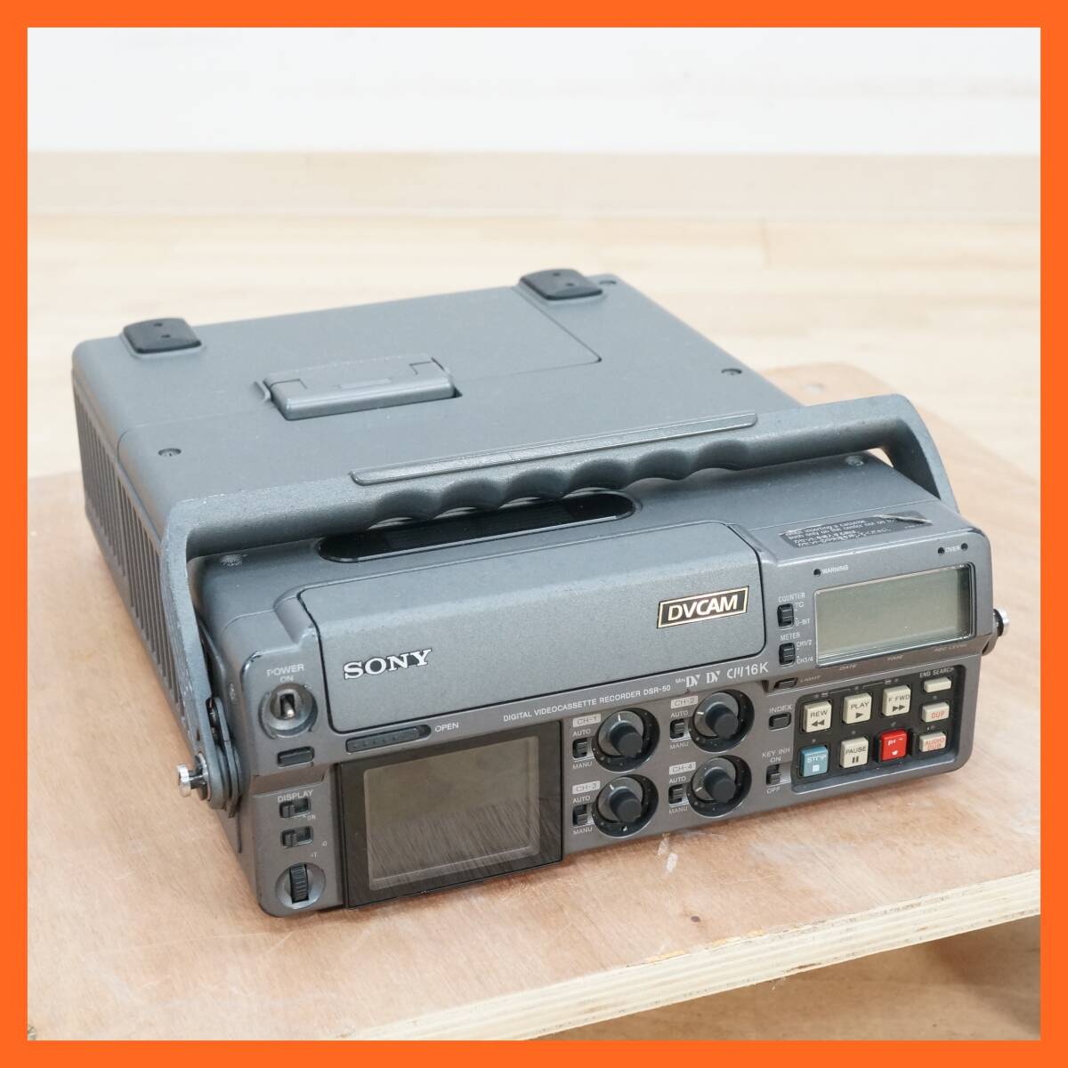 前ダ：【SONY/ソニー】DVCAMレコーダー デジタル ビデオ カセット レコーダー DSR-50 ポータブルVTR ★送料無(wú)料★