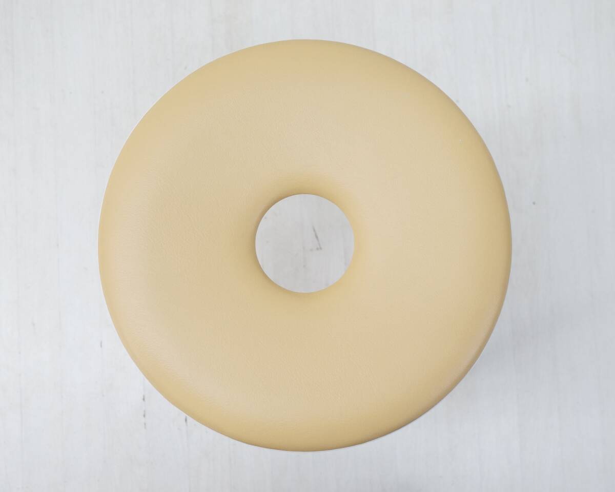 東ハ:【天童木工/Tendo】リングスツール ベージュ系 ② 高さ約44.7㎝ グッドデザイン賞受賞 丸椅子 リビングインテリア ★送料無(wú)料★